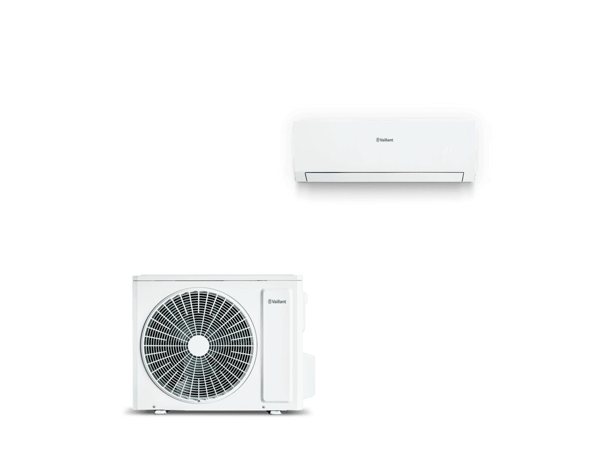 Vaillant climaVAIR plus Split-Klimaanlage – Wandgerät und Außeneinheit