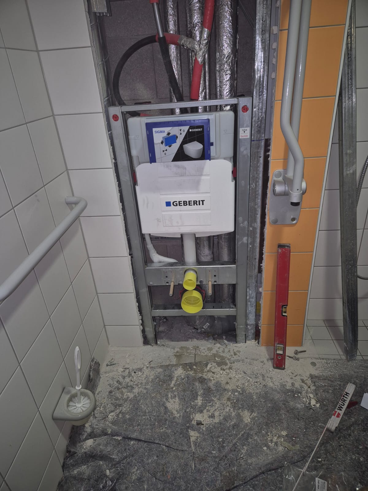 Unterputzspülkasten-Erneuerung im Altenheim Fürth